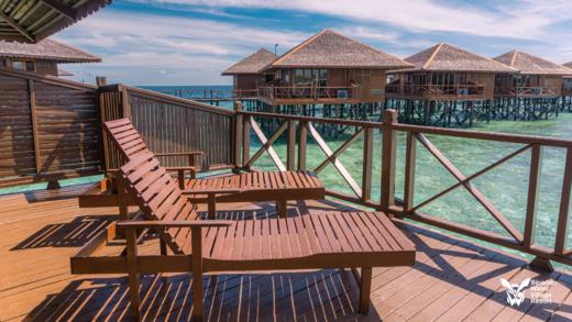 【仙本那水屋】西巴丹水上屋2晚SWV|含斗湖机场到仙本那码头往返接送+仙本那码头往返度假村+全餐（提供每日三餐、茶点、咖啡/茶/果汁）+免费出海浮潜 商品图2