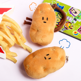 🔺【南方小土豆卡通可爱毛绒钥匙扣书包挂件】✅1、可做情侣款，🌸可送闺蜜，也可挂钥匙上，或者挂在包包上，👉