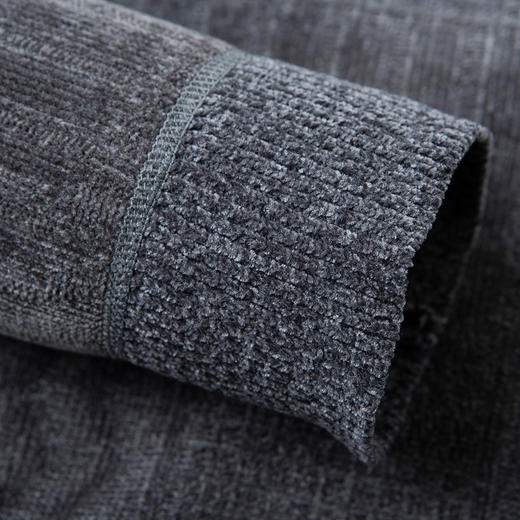 【加绒加厚】罗蒙秋冬雪尼尔假两件针织衫男士衬衫领商务毛衣男士针织衫 商品图5