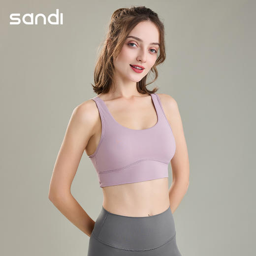SANDI品牌裸感磨毛瑜伽抹胸SU18007 商品图2