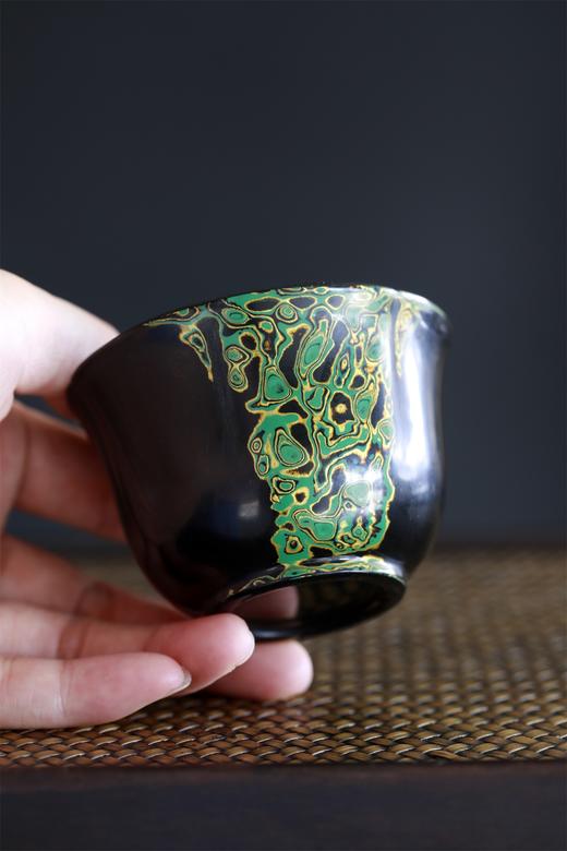 大漆银杯°海棠花杯（漆纹随机） 商品图8