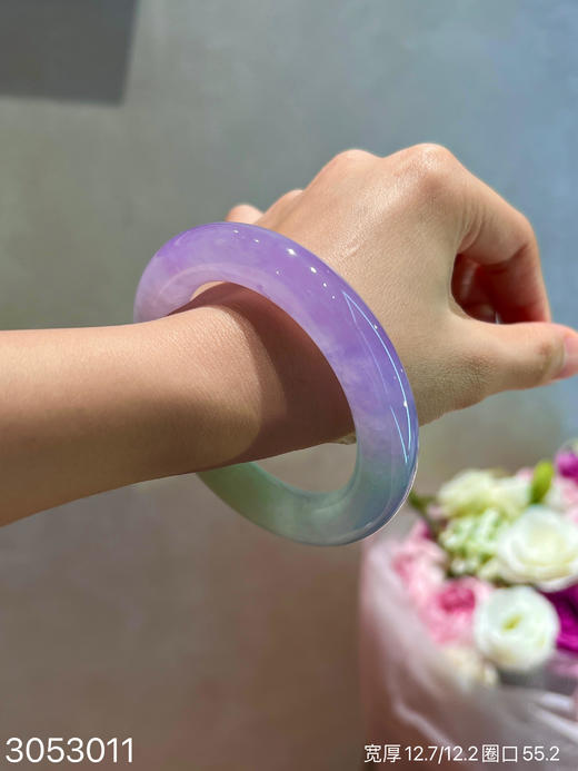 紫罗兰圆镯【3053011】圈口55.2~具体价格微信咨询 商品图0