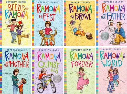 【赠音频】The Complete Ramona Collection 雷梦拉系列8册套装 儿童纽伯瑞奖书读物 儿童桥梁书章节小说 中小学英语阅读提升 商品图1
