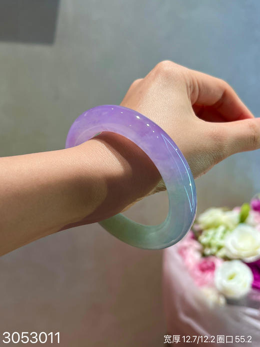 紫罗兰圆镯【3053011】圈口55.2~具体价格微信咨询 商品图1
