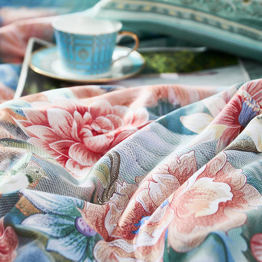 【6F】富安娜国绣独幅床单四件\国风系列·如画河山，吊牌价6980~7980，+199元，再得吊牌价1980~2380的蚕丝大豆暖芯春秋被\星婉1条 商品图7