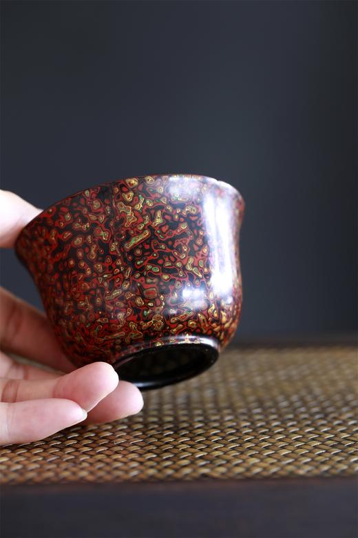 大漆银杯°海棠花杯（漆纹随机） 商品图9