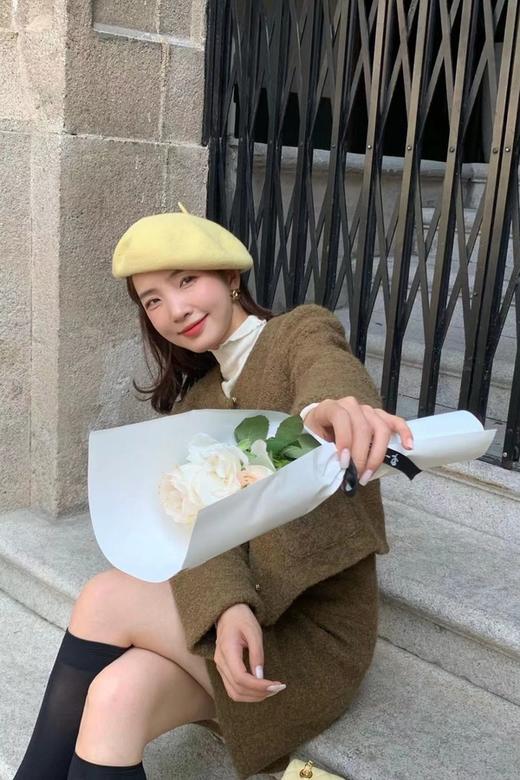 Le Malene 气质圆领咖啡色小香风外套 17450 商品图3