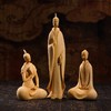 北魏三圣佛°小叶黄杨木摆件 商品缩略图0