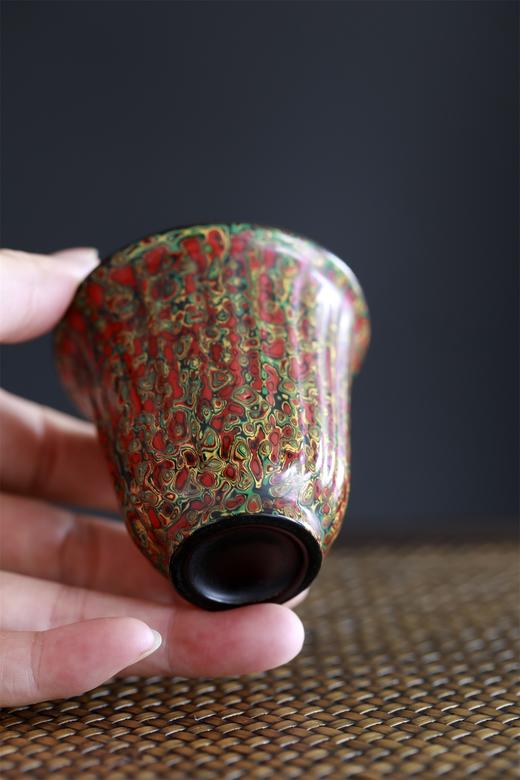 大漆银杯°闻香杯（漆纹随机） 商品图11