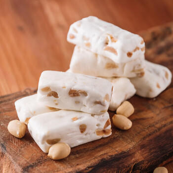 汇福园 牛轧糖 500g 正宗手工老式花生糖 儿童糖果 休闲解馋零食 商品图1