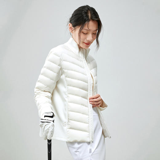 丁摩 90白鹅绒服轻薄羽绒服女款立领K2327-DR299-WX096 商品图5
