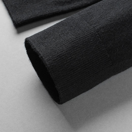 罗蒙秋冬男士时尚复古嵌花假两件针织衫男轻薄舒适毛衣男休闲百搭针织衫 商品图5