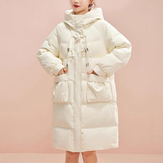 裁缝学苑AS175 时尚中长款连帽羽绒服纸样女装新款打版裁剪样板 商品图1