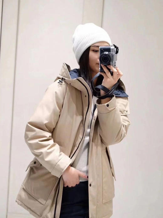 【高品质私服】【小禾同款经典工装风派克时装羽绒服】90白鹅绒，防风，防钻绒级别，品质佳，弹性足，保暖性强【无标出货 介意慎拍】 商品图9