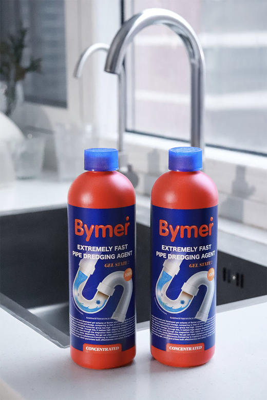 Bymer强力管道疏通剂下水道溶解剂油脂厕所马桶厨房地漏头发堵塞 孕婴家庭也可以放心使用 商品图1