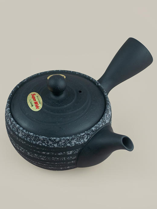 麦吉日本进口常滑烧雪迹侧把急须茶壶日式泡茶复古家用茶具带过滤 商品图0