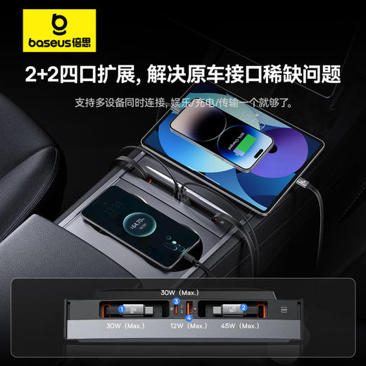 【十一专享】T-Space 拓展坞 特斯拉专用 C+C/C+L 双线版 商品图5