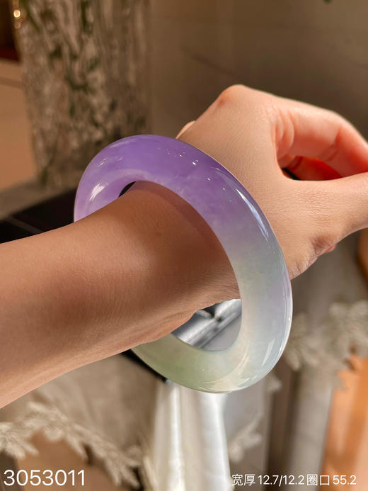 紫罗兰圆镯【3053011】圈口55.2~具体价格微信咨询 商品图3