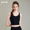 SANDI品牌美背裸感磨毛瑜伽背心SU21A04 商品缩略图1