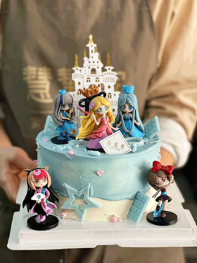 蛋糕定制—小小公主（默认夹心为芒果，不能吃芒果的下单请备注夹心火龙果）