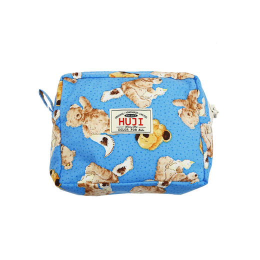 HUJI祤集Motley收纳包插画猫猫和熊熊 商品图1