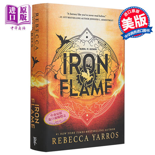 【中商原版】九重天系列2 铁焰 英文原版 Iron Flame Empyrean 2 Rebecca Yarros 奇幻惊悚小说 奇幻科幻 流行小说 商品图0