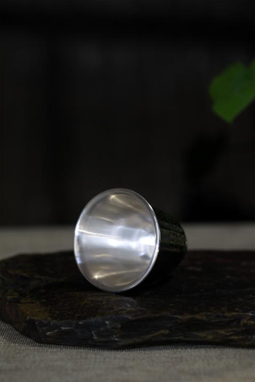 大漆银杯°闻香杯（漆纹随机） 商品图8