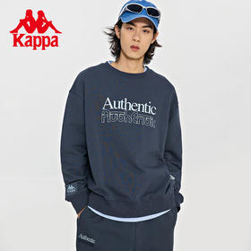 Kappa卡帕套头衫2024新款男春运动卫衣字母休闲圆领长袖K0E12WT71