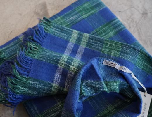 KHADI&CO 羊毛格纹围巾(3色可选) 商品图7