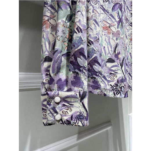 EIIR司歌灯芯绒印花衬衫长袖圆领ET881463 商品图2