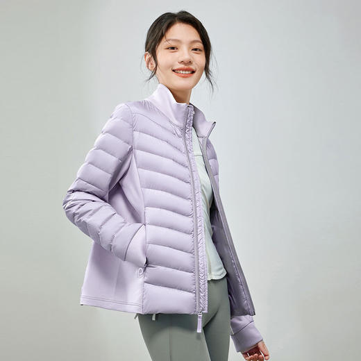 丁摩 90白鹅绒服轻薄羽绒服女款立领K2327-DR299-WX096 商品图1