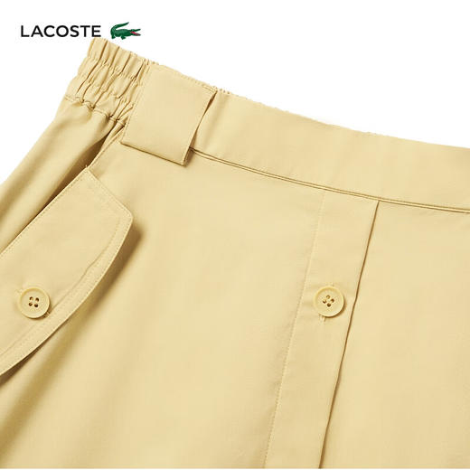 【海南专供价】Lacoste法国鳄鱼女装新款经典简约百褶半身裙裙子JF3876-98 商品图2
