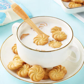 欧鲜生 奶香曲奇饼干1000g酥性饼干整箱小包装年货送礼网红休闲零食品 商品图1