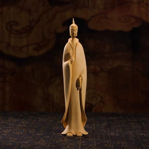 北魏三圣佛°小叶黄杨木摆件 商品图2