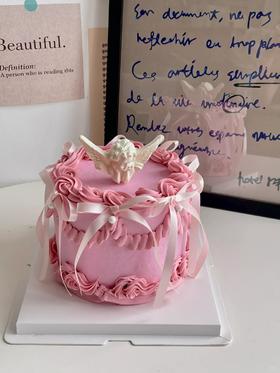 黑巢-粉丝系天使生日蛋糕