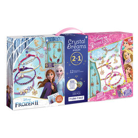 make it real美益睿 迪士尼冰雪奇缘2 & 迪士尼公主水晶之梦DIY玩具套装MIRC4382