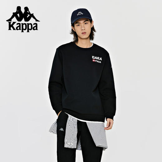 Kappa卡帕套头衫2024新款男春运动卫衣字母休闲圆领长袖K0E12WT41 商品图0