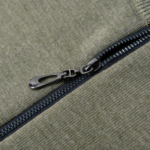 【加绒加厚】罗蒙秋冬含羊毛半拉链开衫高领毛衣男加绒外套男士毛衣毛衫男 商品图8