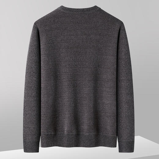 27DKYP2395【加绒加厚】罗蒙秋冬双面绒雪尼尔毛衣男加绒毛衣男士针织衫毛衫男毛t恤 商品图4