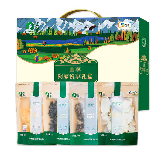 中粮山萃阖家悦享山珍礼盒370g 商品图0