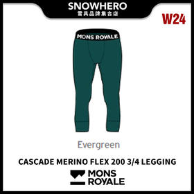 2324 MONS ROYALE-Cascade Merino Flex 200 3/4 Legging保暖内衣（下装）
