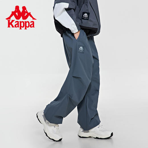 Kappa卡帕运动裤2024新款男简约直筒长裤休闲裤小脚卫裤K0E12AY72 商品图2