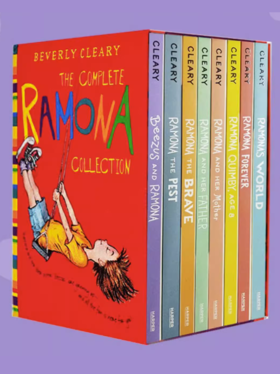【赠音频】The Complete Ramona Collection 雷梦拉系列8册套装 儿童纽伯瑞奖书读物 儿童桥梁书章节小说 中小学英语阅读提升