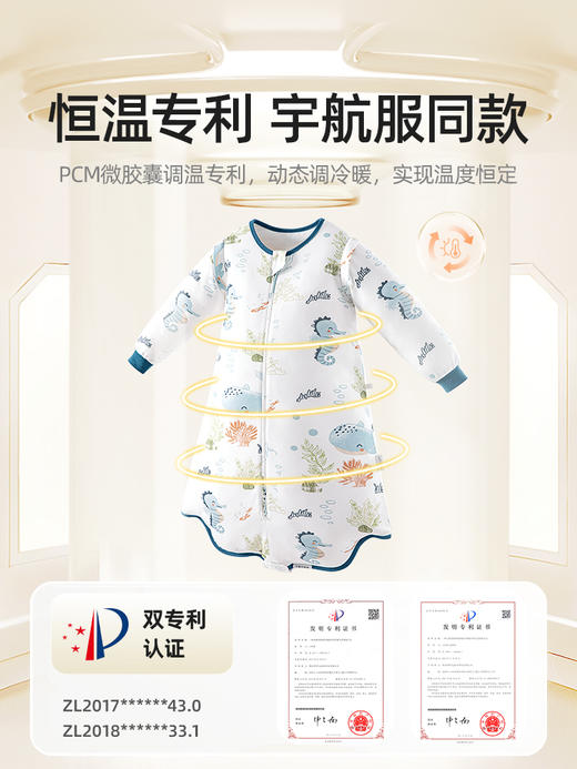 贝肽斯婴儿防惊跳睡袋秋冬款包巾宝宝襁褓巾包被恒温宝宝睡觉神器 商品图1