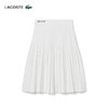 【海南专供价】Lacoste法国鳄鱼女装新款纯色通勤百褶半身裙裙子JF7104-10 商品缩略图0