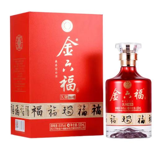 【限时秒杀】金六福久储福地 兼香型白酒 50.8度 500ml*6整箱 商品图1