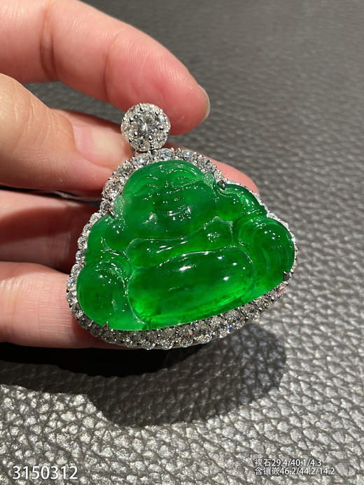 老坑帝王绿佛公吊坠【3150312】具体价格微信咨询 商品图6