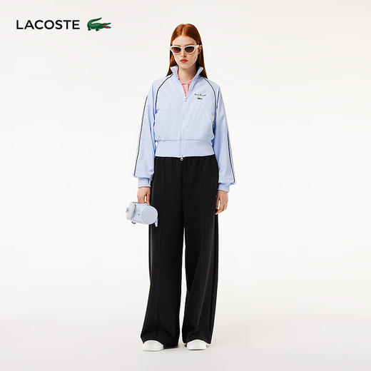 【海南专供价】Lacoste法国鳄鱼女装新款时尚百搭拉链夹克外套BF6909-98 商品图1
