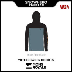 2324 MONS ROYALE-Yotei Powder Hood LS长袖上衣（日常）