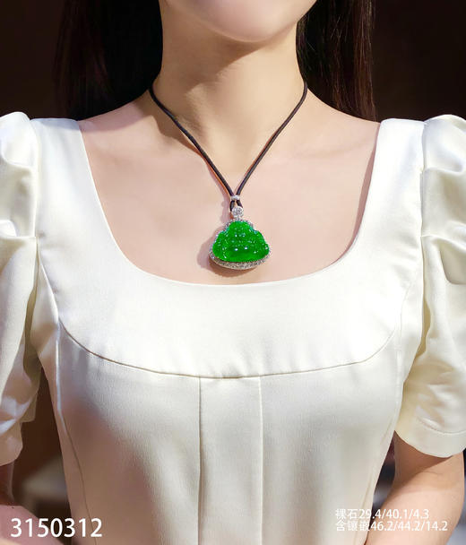 老坑帝王绿佛公吊坠【3150312】具体价格微信咨询 商品图4